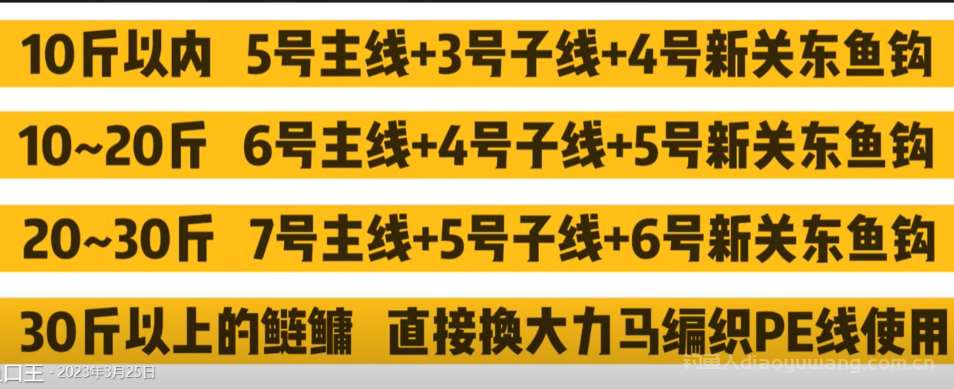 野钓鲢鳙总是切线跑鱼？教您钓鲢鳙线组搭配和鱼钩选择！